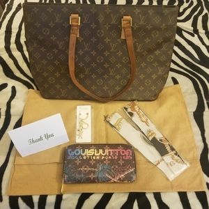 Pending Repair- Rare Louis Vuitton monogram Luco bundle